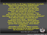 Ein Bauer wurde zu 50 Tagen Gef�ngnis verurteilt