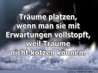 Träume platzen