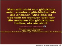 Man will nicht nur glcklich
sein