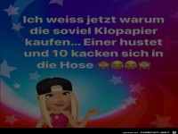 Einer hustet