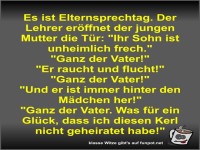 Es ist Elternsprechtag