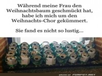 Wenn Dosen den Weihnachts-Chor leiten