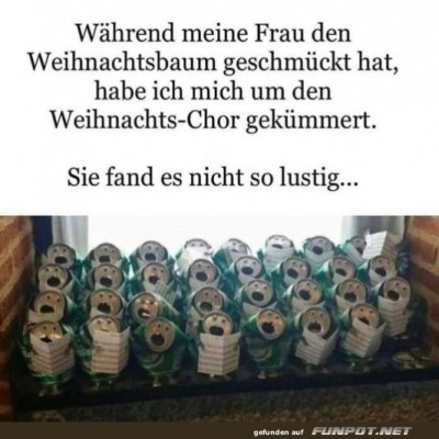 Wenn-Dosen-den-Weihnachts-Chor-leiten.jpg von Clarissa