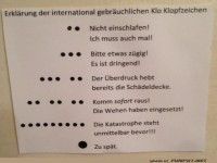Klopfzeichen