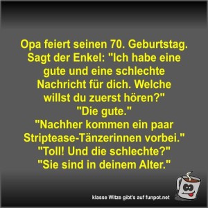 Opa-feiert-seinen-70.jpg von Fossy