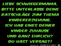 liebe Schwiegermama