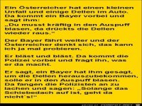 ein �sterreicher hat einen Unfall......