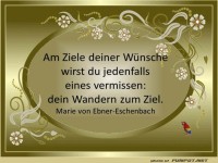 Am Ziele deiner Wuensche