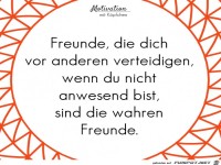 Freunde die dich vor anderen verdeidige