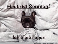 Heute ist Sonntag