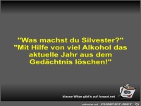 Was machst du Silvester?