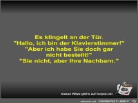 Es klingelt an der Tür