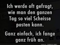 Fr�h anfangen