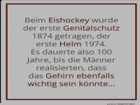 Beim Eishockey