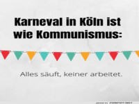 Karneval in K�ln: Humor und Vergleich
