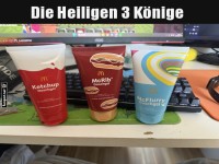 Die Heiligen 3 Knige der Fast-Food-Saucen
