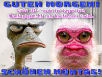 Guten Morgen mit einem Lcheln beginnen