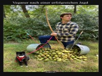 Erfolgreiche Ernte mit veganem J�ger
