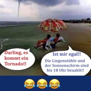 fun-Bild: Tornado-Trotz am Strand
