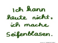 Seifenblasen statt Stress