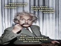 Wenn Einstein aufs WC wartet