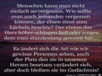 Menschen kann man nicht vergessen