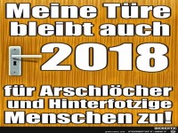 meine T�re blebt auch 2018.....