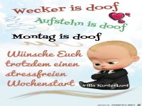 Wecker ist doof