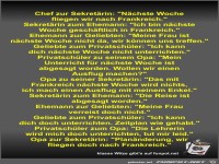 Chef zur Sekret�rin