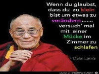 wenn du glaubst dass du zu klein bist