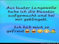 Bei Mir Wegen Langeweile Geklingelt