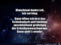 Manchmal denke ich