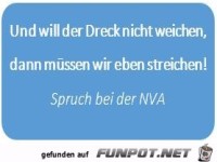 Und will der Dreck nicht weichen