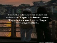 Zwei Menschen am Wasser bei Sonnenuntergang