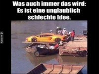 Luxusauto auf See, was kann schiefgehen?