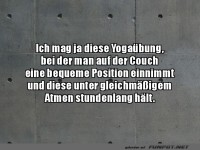 Die ultimative Couch-Yoga-Position entdeckt!