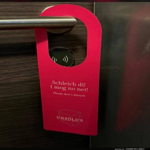 Bitte-nicht-stören:-Auf-Bayerisch!.jpg von Schneeflittchen