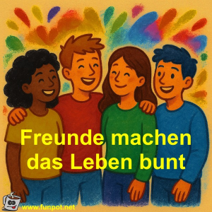 Freunde-machen-das-Leben-bunt.png von Fossy