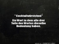 Das Mysterium der Cocktailw�rstchen