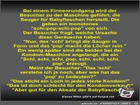 Bei einem Firmenrundgang wird der Besucher zu der Maschine