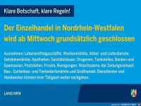 Was darf noch aufhaben in NRW
