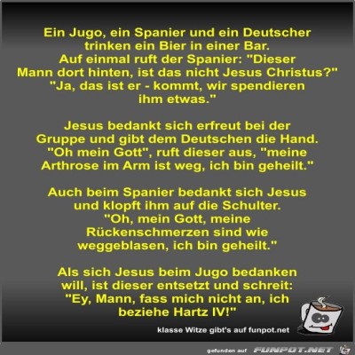 Ein-Jugo,-ein-Spanier-und-ein-Deutscher-trinken-ein-Bier-in.jpg von Fossy