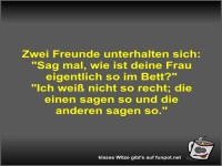 Zwei Freunde unterhalten sich