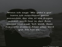 Einfhlsame Umarmung fr schwere Zeiten