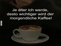 Kaffeeliebe im Alter