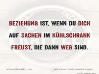 Beziehung und der leere K�hlschrank