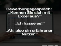 Excel-Expertise mit Humor