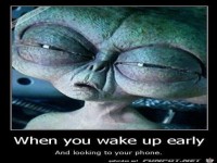 wenn ich morgens auf mein Handy schaue