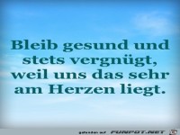 bleib gesund 