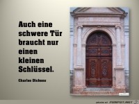 Auch eine schwere Tuer